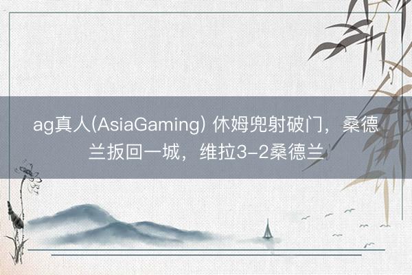 ag真人(AsiaGaming) 休姆兜射破门，桑德兰扳回一城，维拉3-2桑德兰